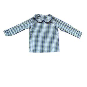 Little English Checkered Peter Pan Collar Shirt